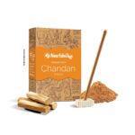 Chandan Premium Bambuless Dhoop Sticks 6 Inch [ Sandalwood ]