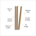 Chandan Premium Bambuless Dhoop Sticks 6 Inch [ Sandalwood ] - Image 3